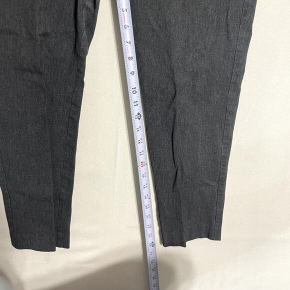 Ann Taylor LOFT Julie Skinny Ankle Pants Grey Workwear Stretch Trousers- Size 12 - Picture 7 of 10